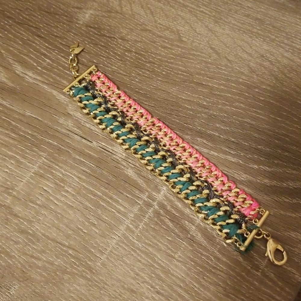 Victoria Secret 3 color link bracelet